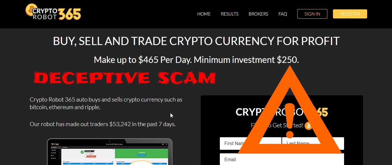 cryptorobot 365 scam