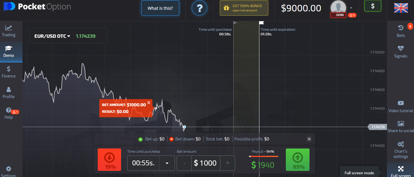 pocket option platform