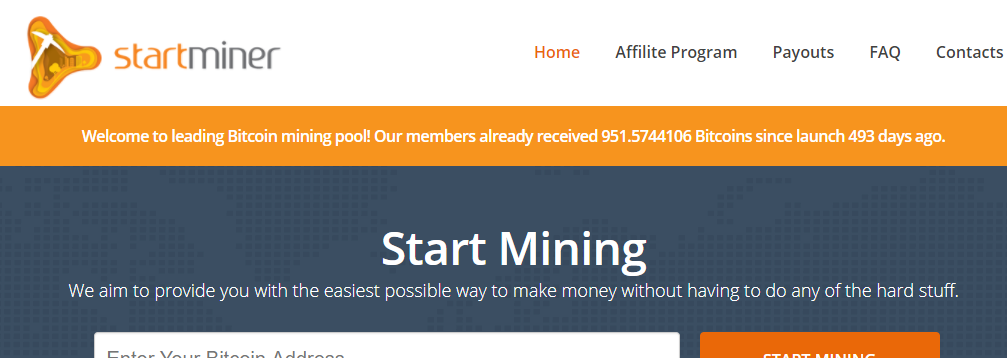 StartMiner - Bitcoin mining
