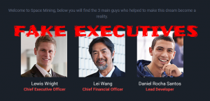 spacemining fake executives