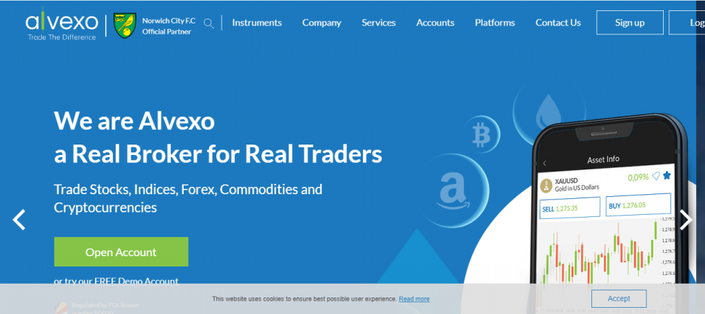 Alvexo Home image