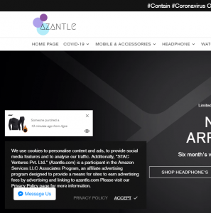 Azantle Online Store