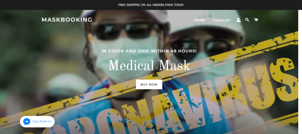 Maskbooking home image