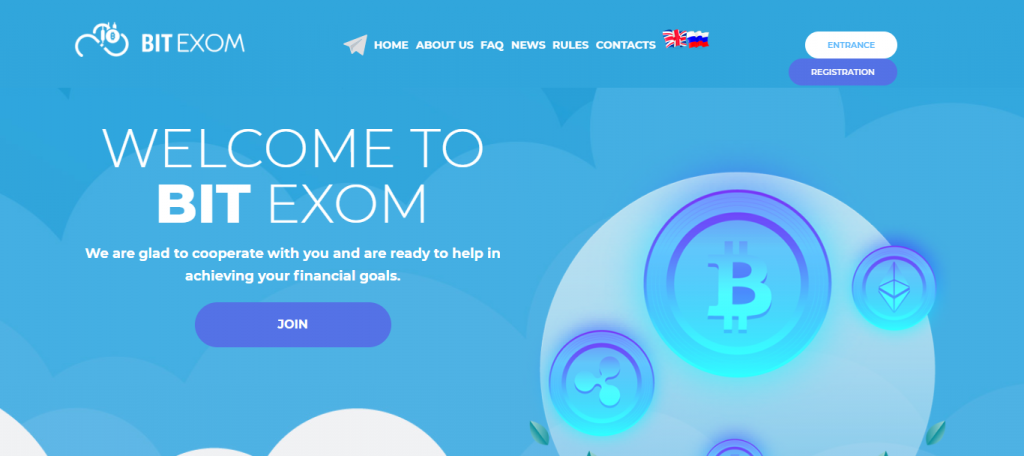 Bitexom home image