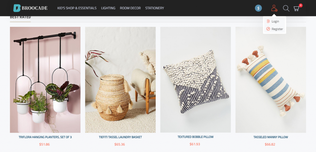 Broocade Homepage