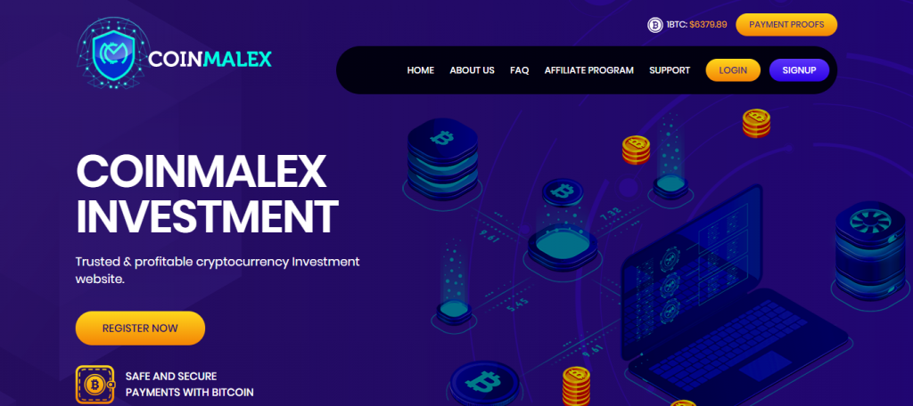 Coinmalex Home Image