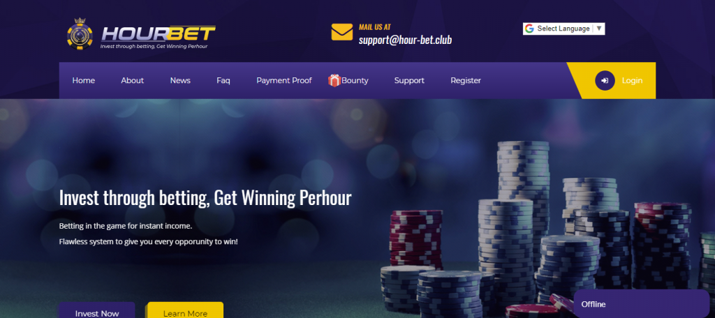 Hour-bet Homepage