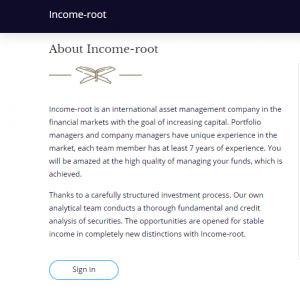 Income-root