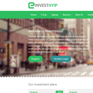 Investhyip Homepage