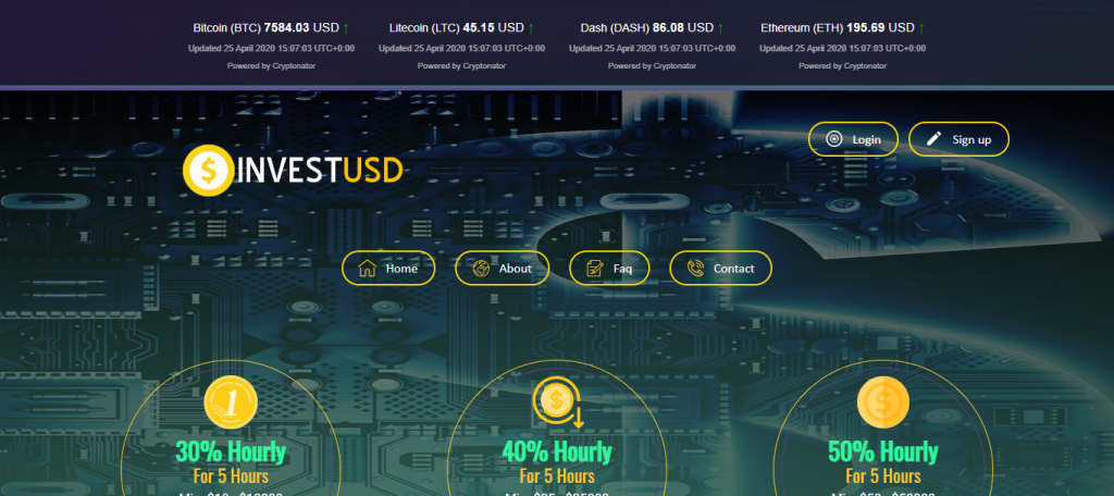 Investusd Homepage
