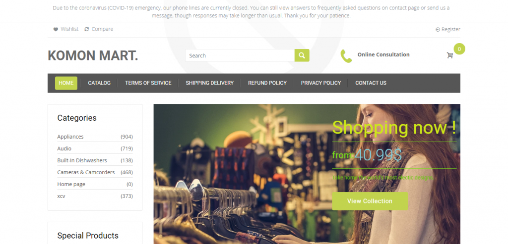 Komon-Mart Online Store image