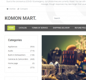 Komon-Mart Online Store