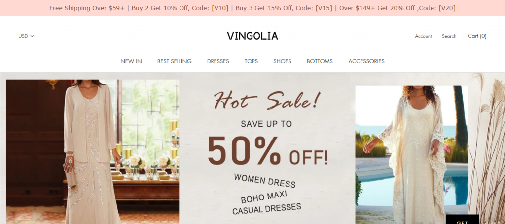 Vingolia Online Store image