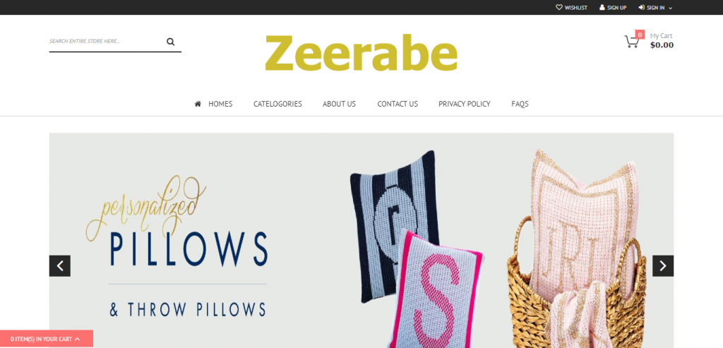 Zeerabe Homepage
