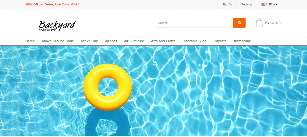 Backyard Babyulive Homepage