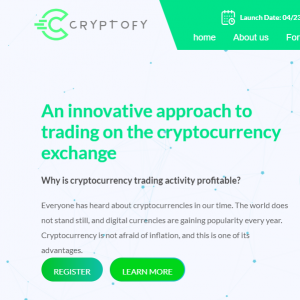 Cryptofy Homepage