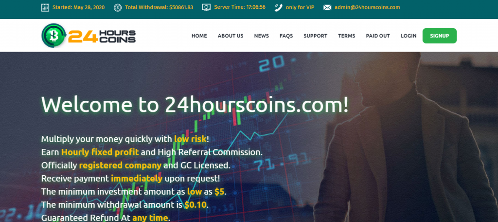 24hourscoins Homepage