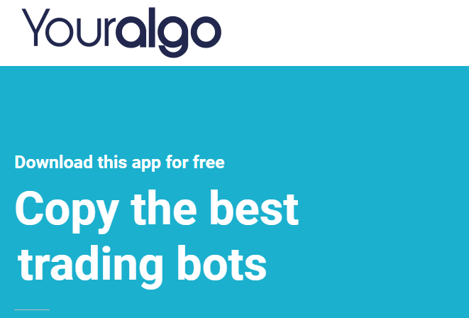 Youralgo landing page