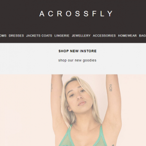 Acrossfly Homepage