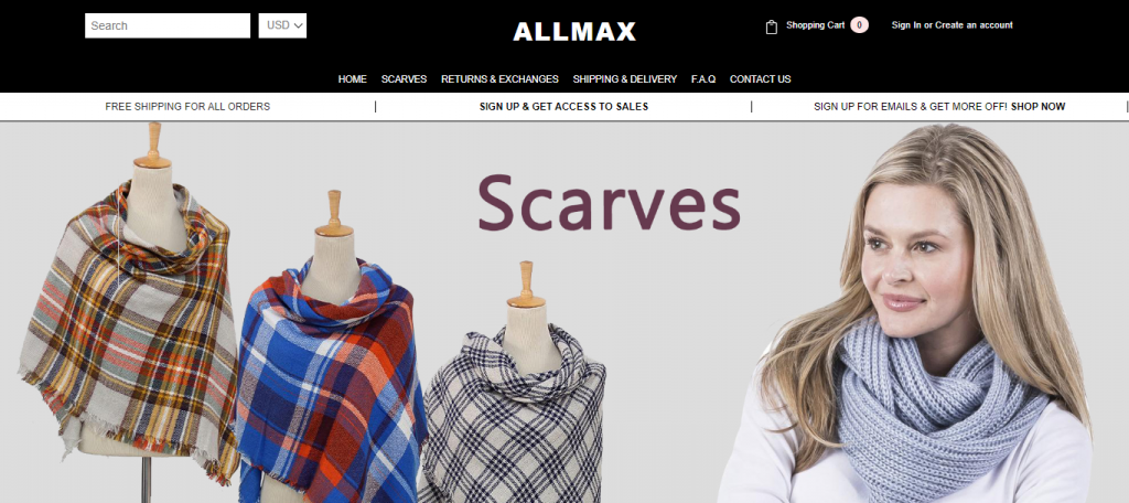 Allmax Homepage