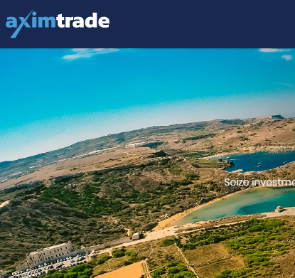Axim Trade  Landing Page