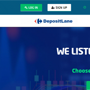 Depositlane Homepage