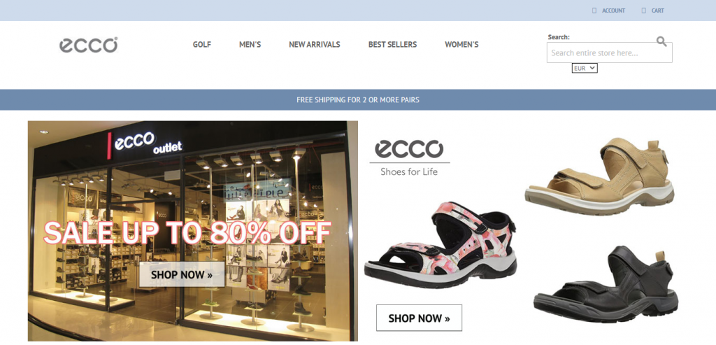 Eccoushops Homepage
