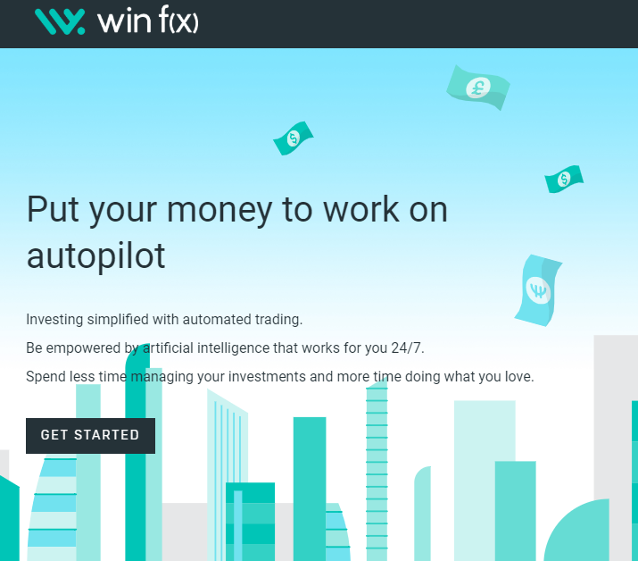 Win fx landing page