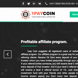 1paycoin Review