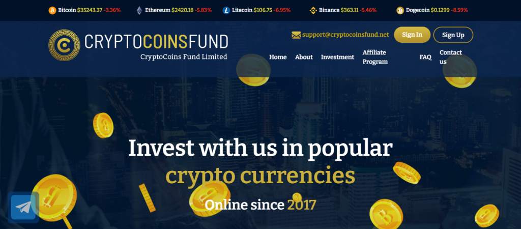 Cryptocoinsfund Review