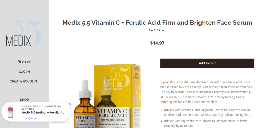Medix 5.5 Vitamin C Cream Review