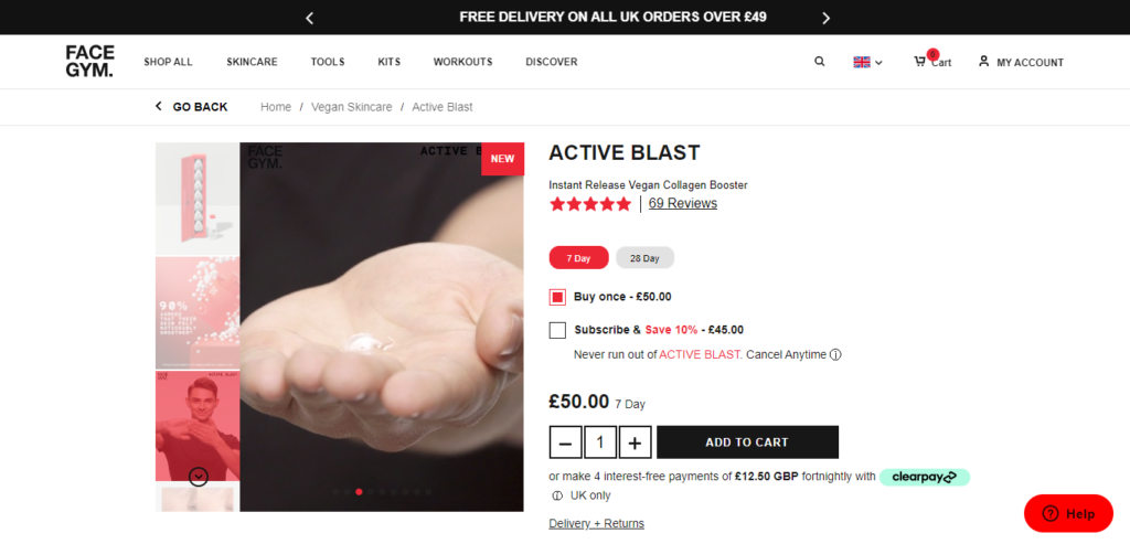 Face Gym Active Blast Reviews