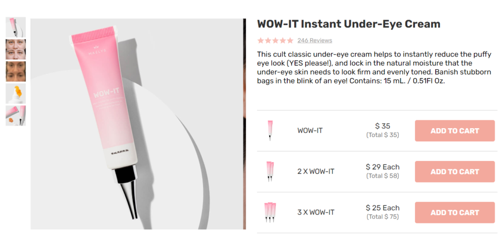 Wow It Eye Cream Reviews