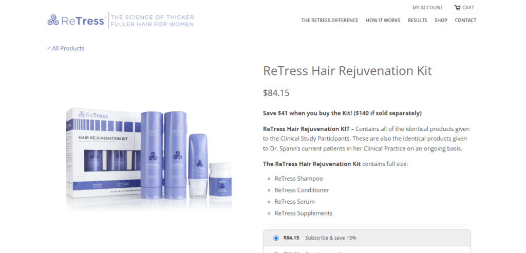 ReTress Hair Kit Reviews