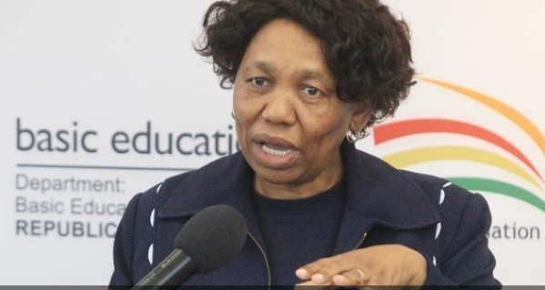 Minister of Basic Education, Angie Motshekga speaks on the exam cheating scandal