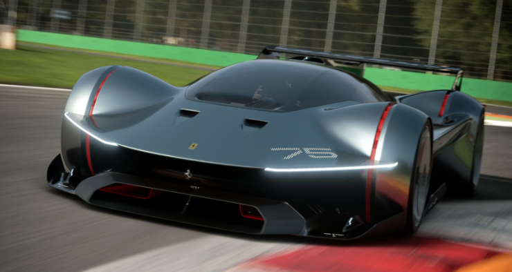 Ferari's Vision Gran Turismo ADDED TO THE gt7 car update