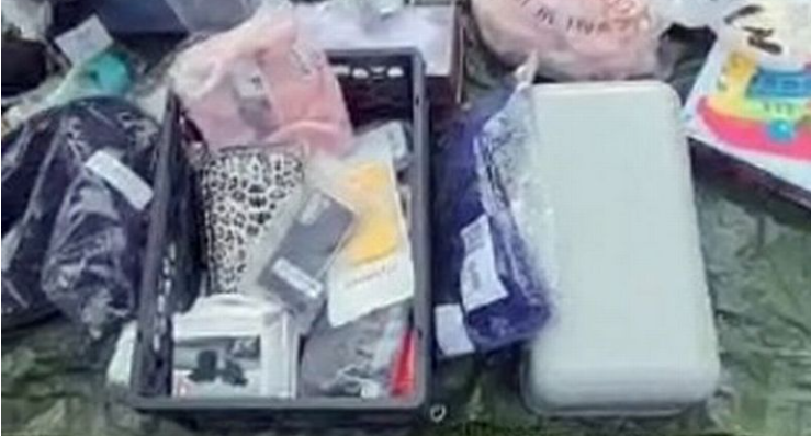 evri parcels sold at car boot