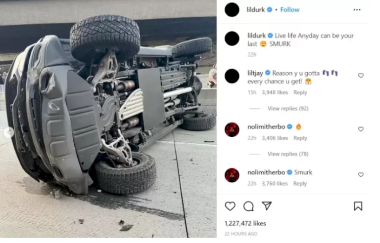 Gets Rapper Car Accident American rapper, Lil Durk gets involved in a fatal car accident ...
