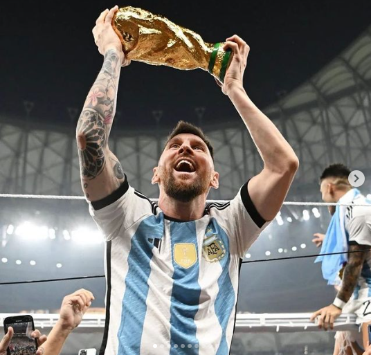 FIFA World Cup winner, Lionel Messi