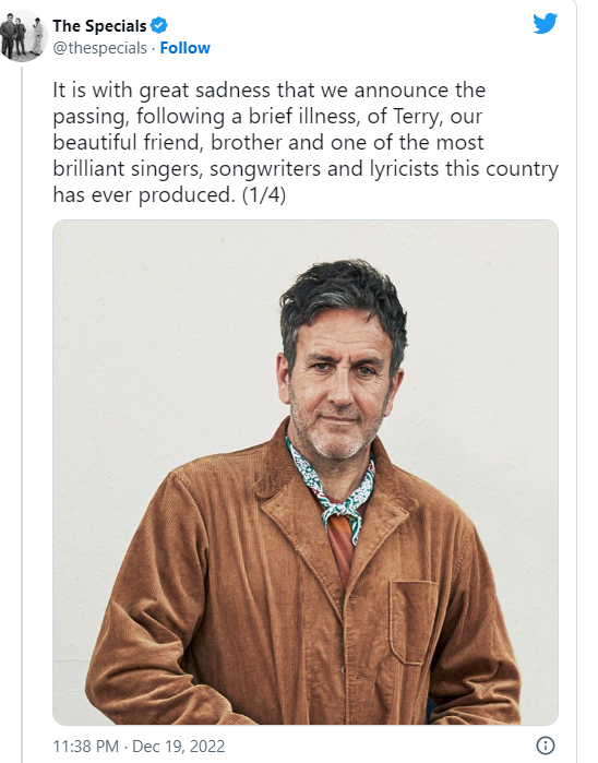 Specials tribute to terry hall