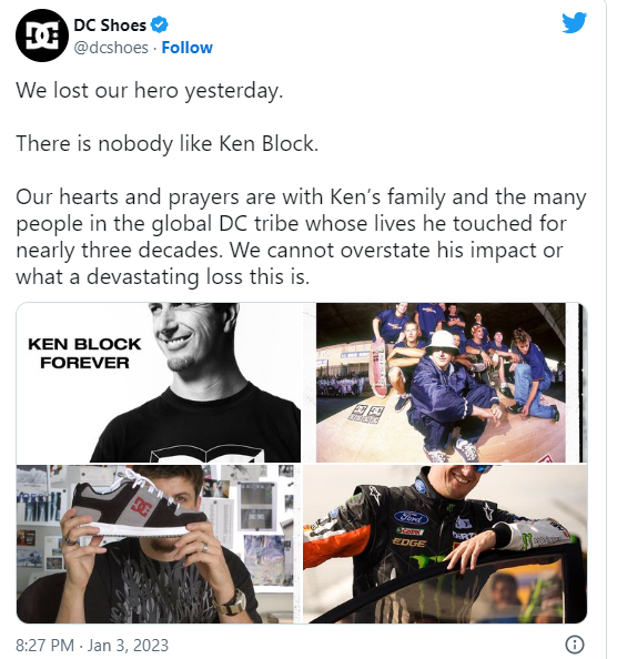 DC SHOES PAYS TRIBUTE TO KEN BLOCK