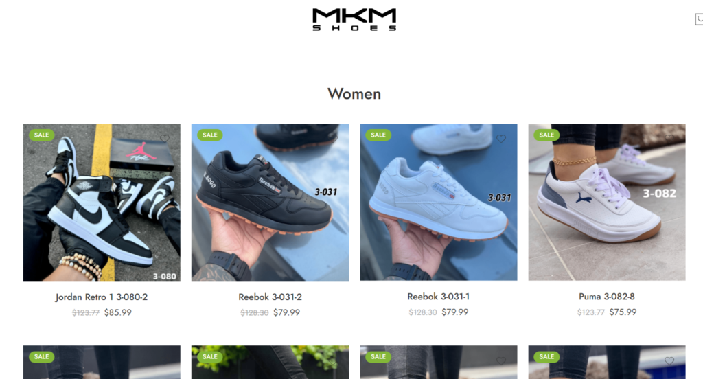 Mkmshoes.com Image