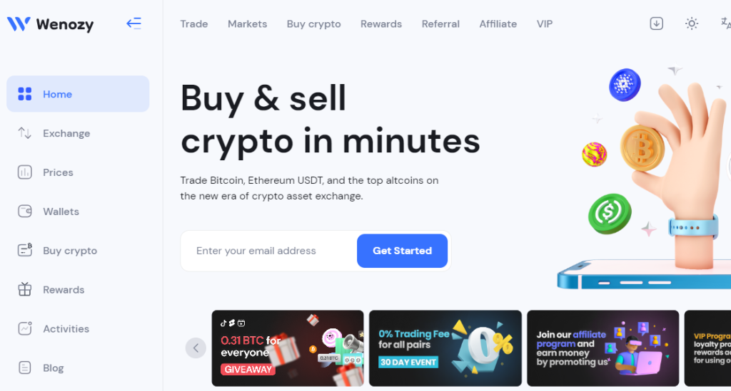 Wenozy.com Crypto